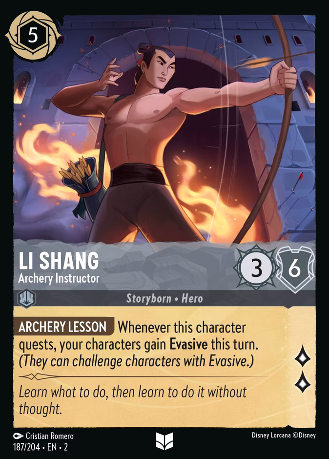 Li Shang — Archery Instructor 187