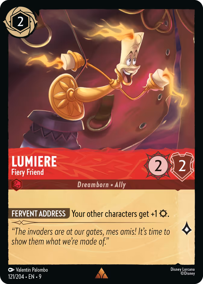 Lumiere — Fiery Friend 121