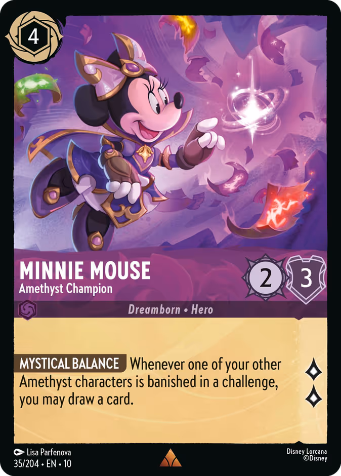 Minnie Mouse — Amethyst Champion 35