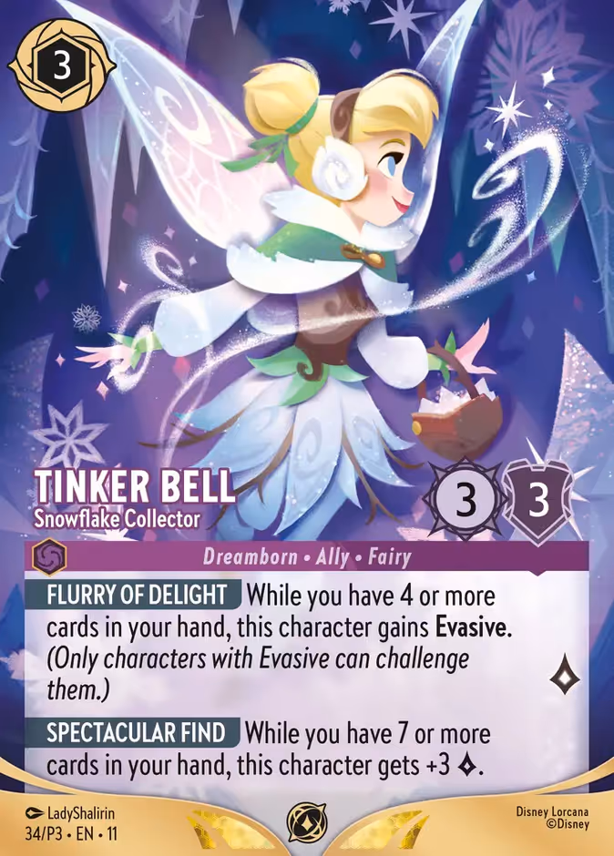 Tinker Bell — Snowflake Collector 34
