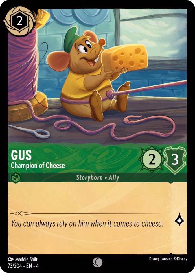 Gus — Champion of Cheese 73