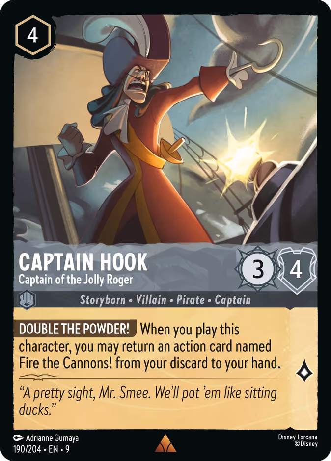 Captain Hook — Captain of the Jolly Roger 190