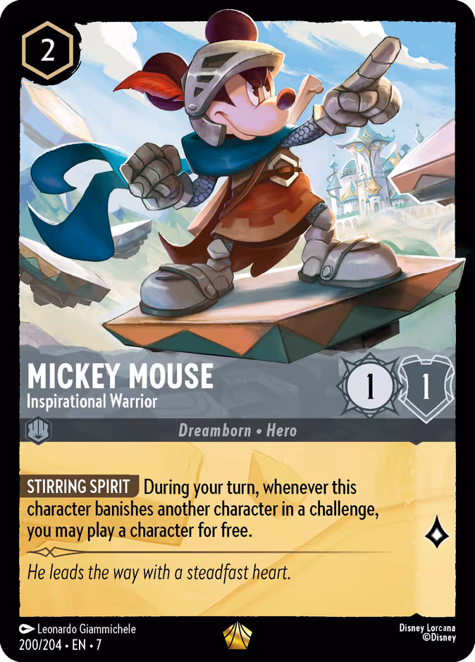 Mickey Mouse — Inspirational Warrior 200