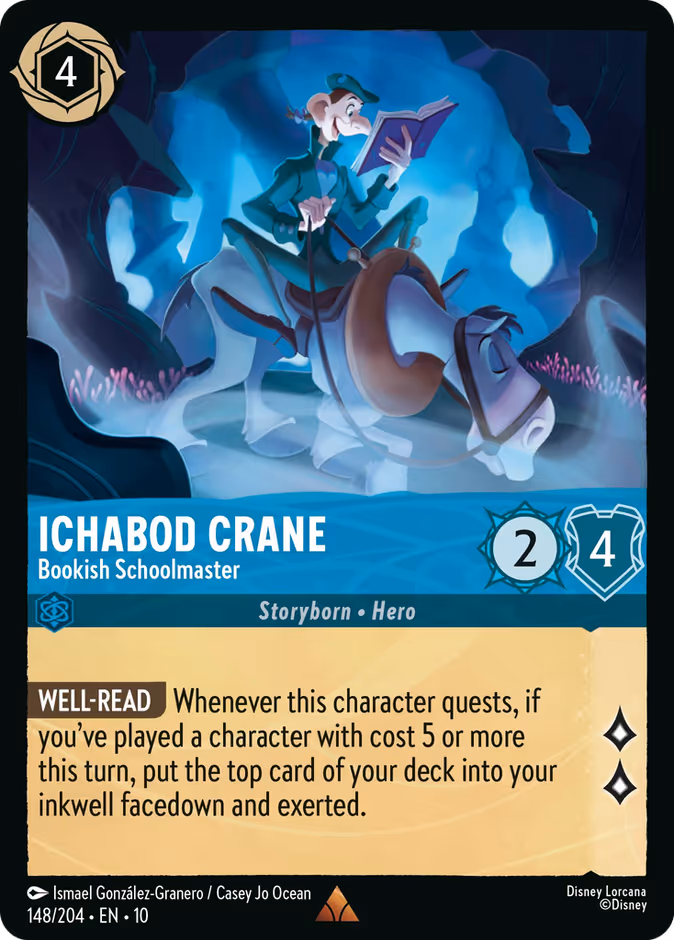 Ichabod Crane — Bookish Schoolmaster 148