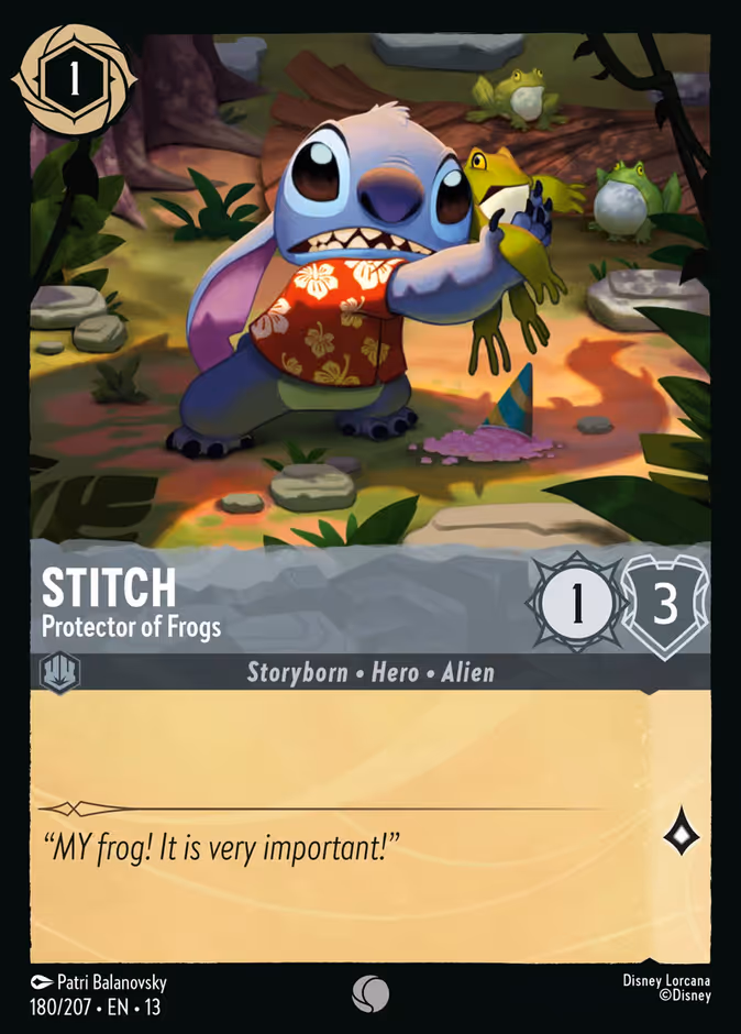 Stitch — Protector of Frogs 180