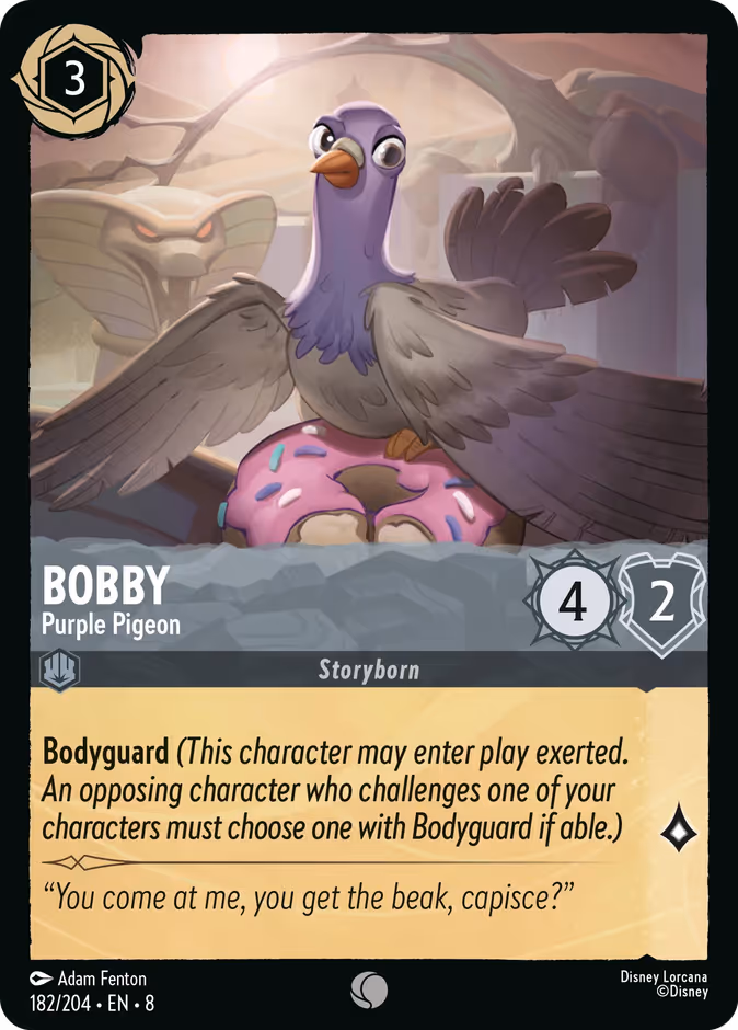 Bobby — Purple Pigeon 182
