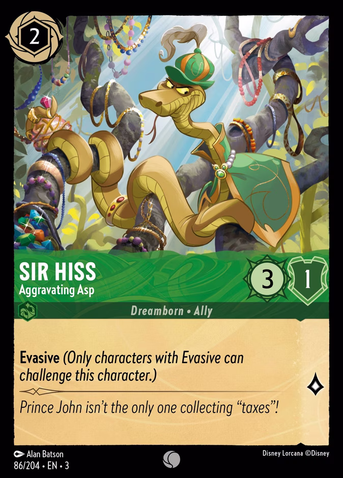 Sir Hiss — Aggravating Asp 86