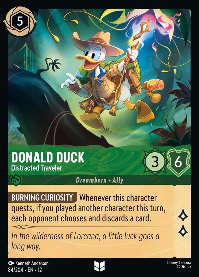 Donald Duck — Distracted Traveler 84