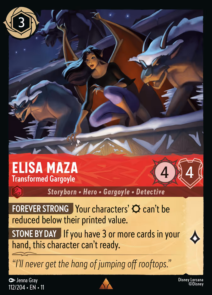 Elisa Maza — Transformed Gargoyle 112