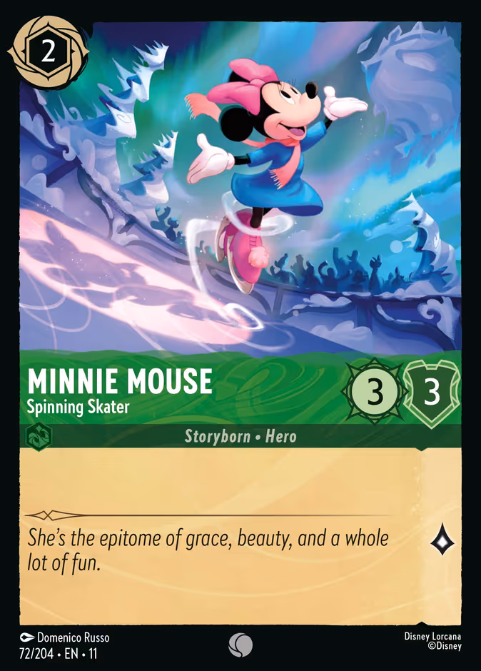 Minnie Mouse — Spinning Skater 72