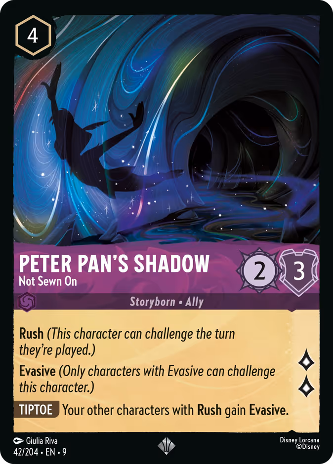 Peter Pan's Shadow — Not Sewn On 42