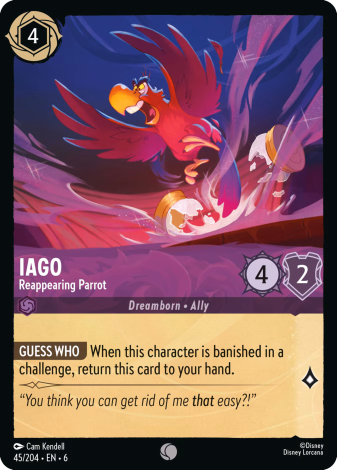 Iago — Reappearing Parrot 45