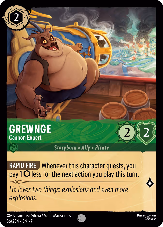Grewnge — Cannon Expert 86