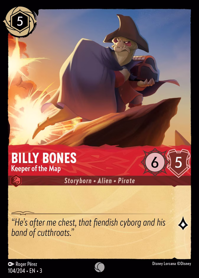 Billy Bones — Keeper of the Map 104