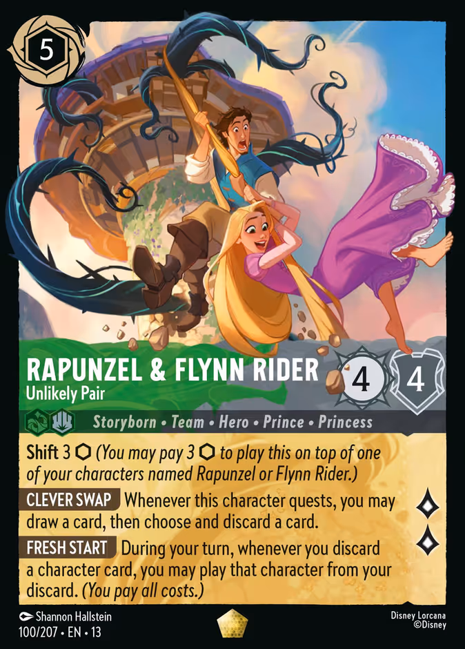 Rapunzel & Flynn Rider — Unlikely Pair 100