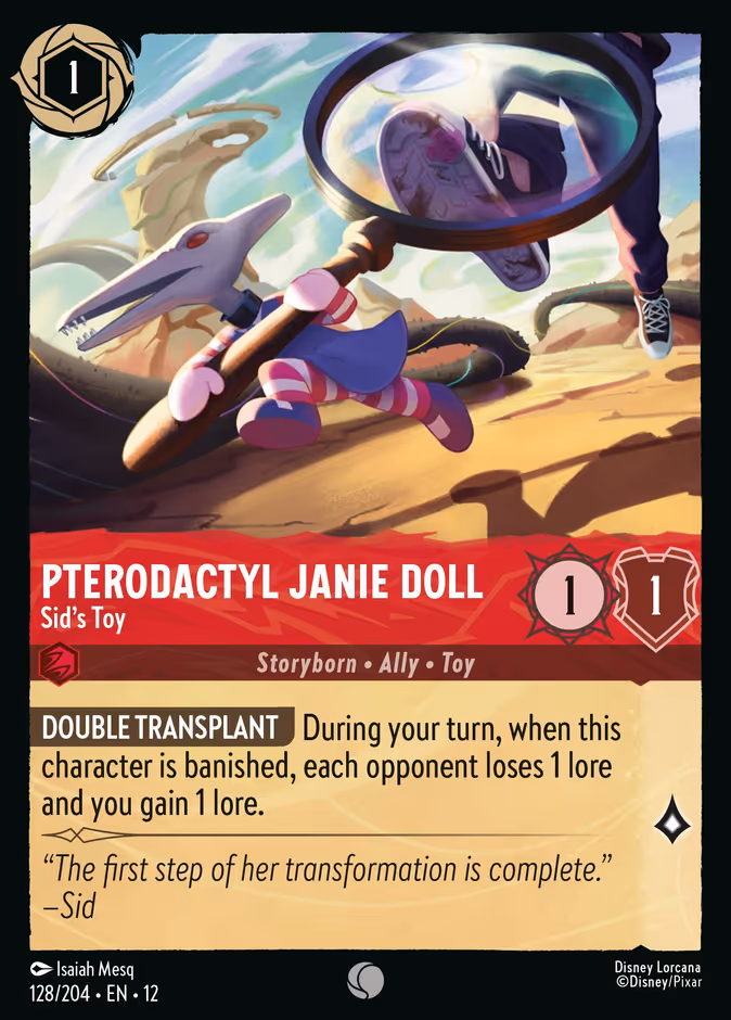 Pterodactyl Janie Doll — Sid's Toy 128