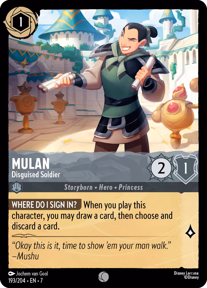 Mulan — Disguised Soldier 193