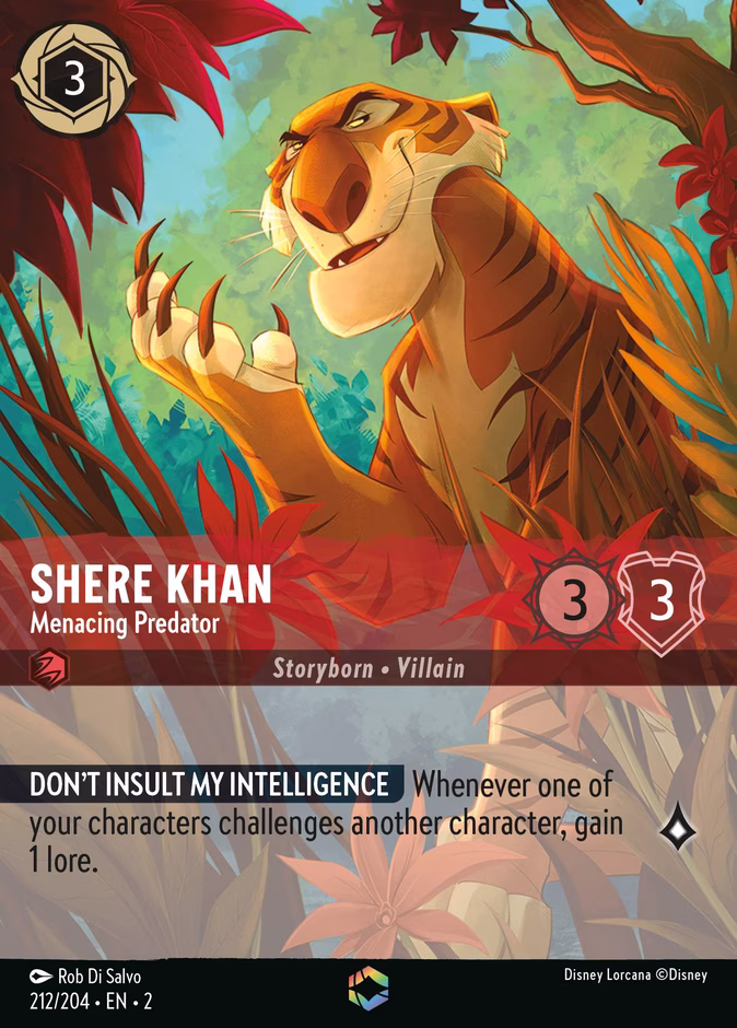 Shere Khan — Menacing Predator 212