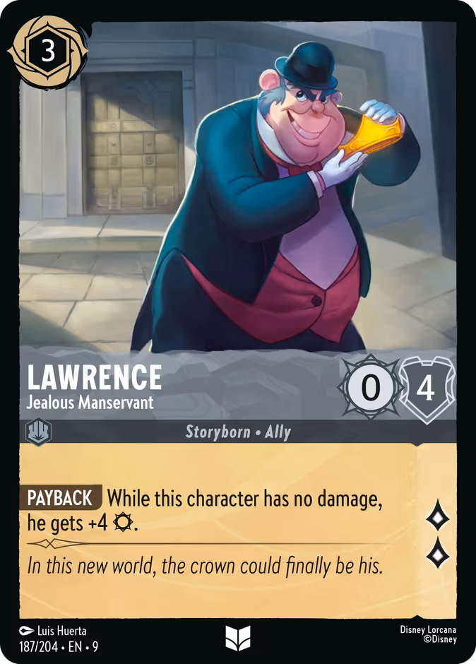 Lawrence — Jealous Manservant 187