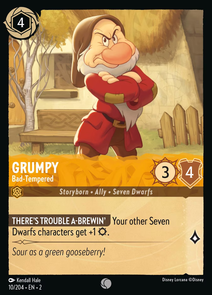 Grumpy — Bad-Tempered 10