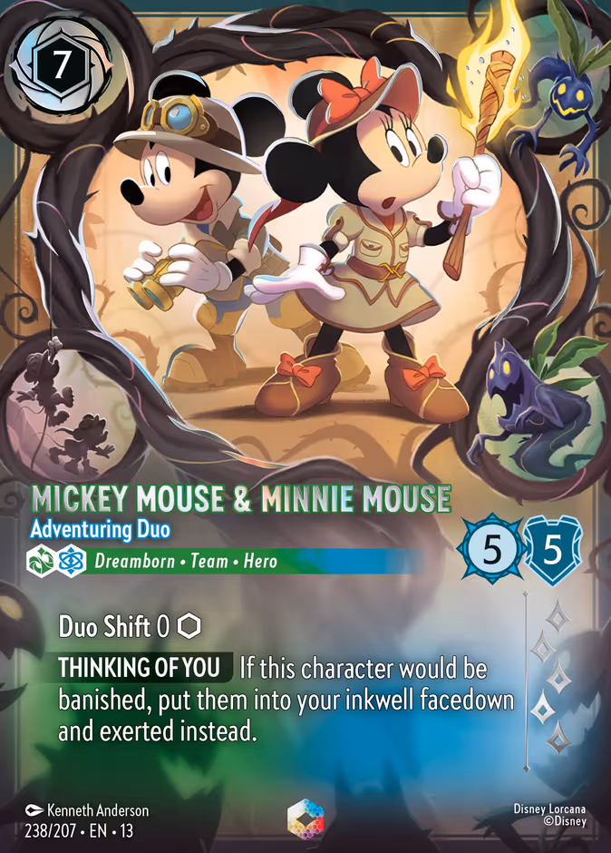 Mickey Mouse & Minnie Mouse — Adventuring Duo 238