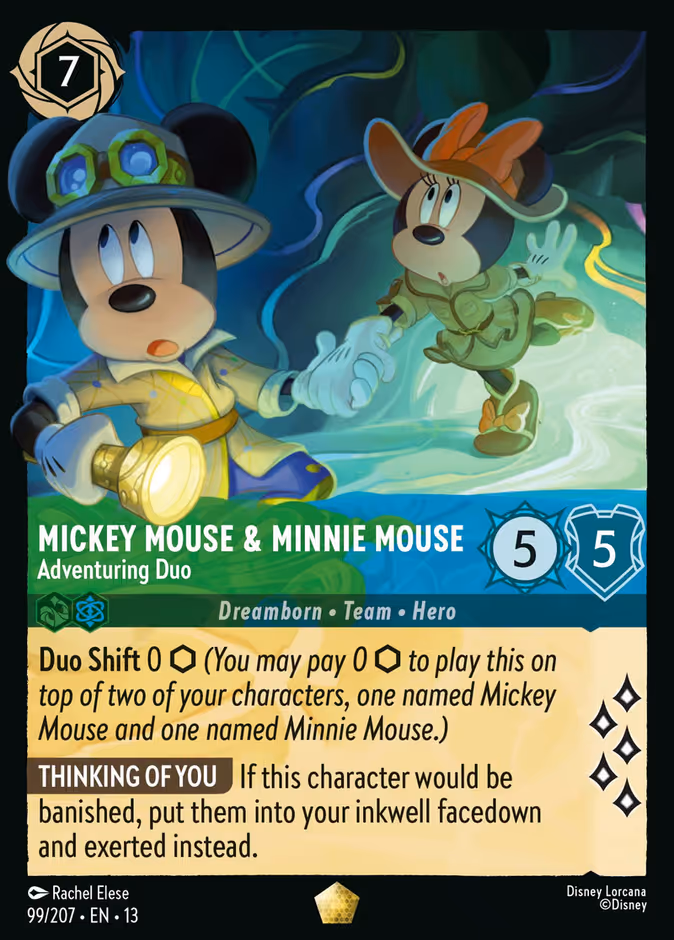 Mickey Mouse & Minnie Mouse — Adventuring Duo 99