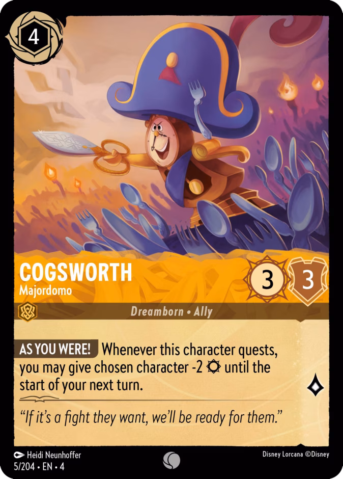 Cogsworth — Majordomo 5