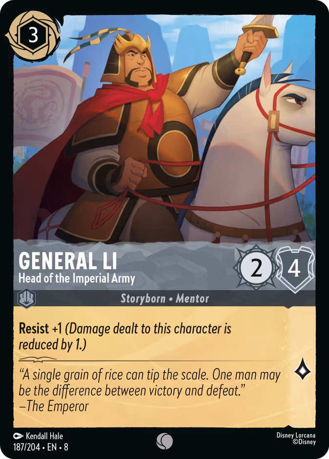 General Li — Head of the Imperial Army 187