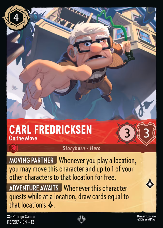 Carl Fredricksen — On the Move 113