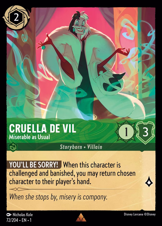 Cruella De Vil — Miserable as Usual 72