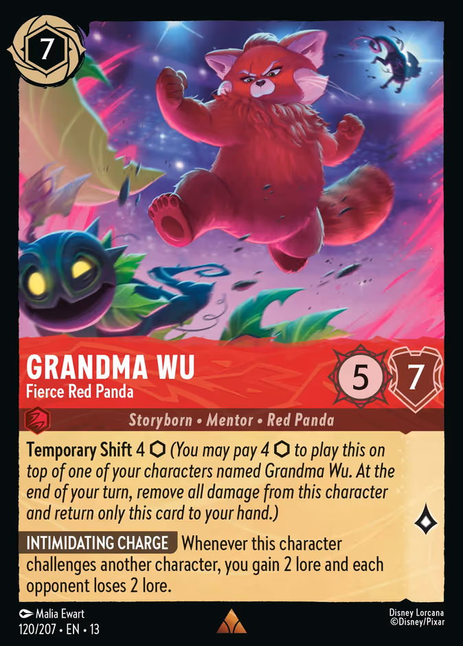 Grandma Wu — Fierce Red Panda 120