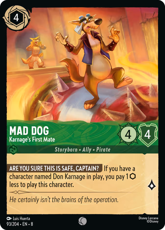 Mad Dog — Karnage's First Mate 93
