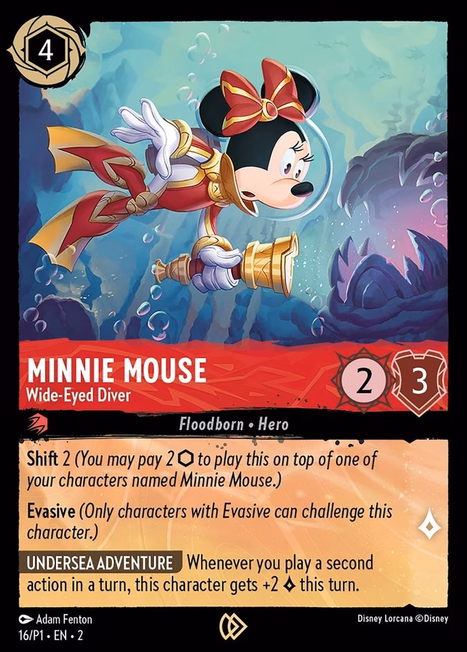Minnie Mouse — Wide-Eyed Diver 16