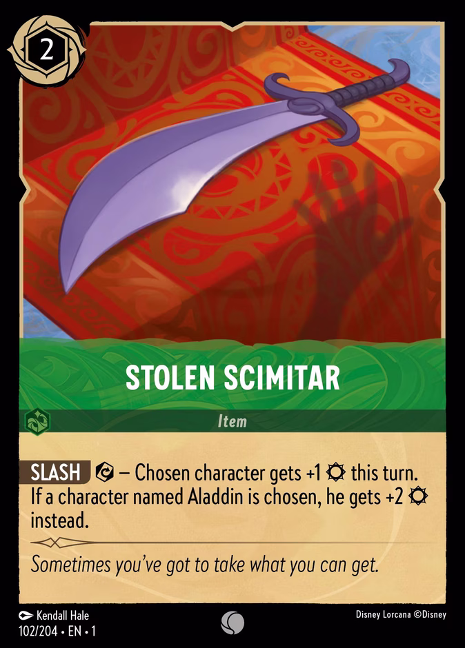 Stolen Scimitar 102