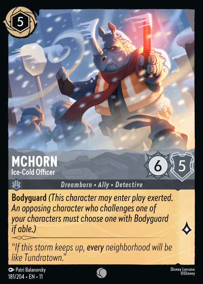 McHorn — Ice-Cold Officer 181