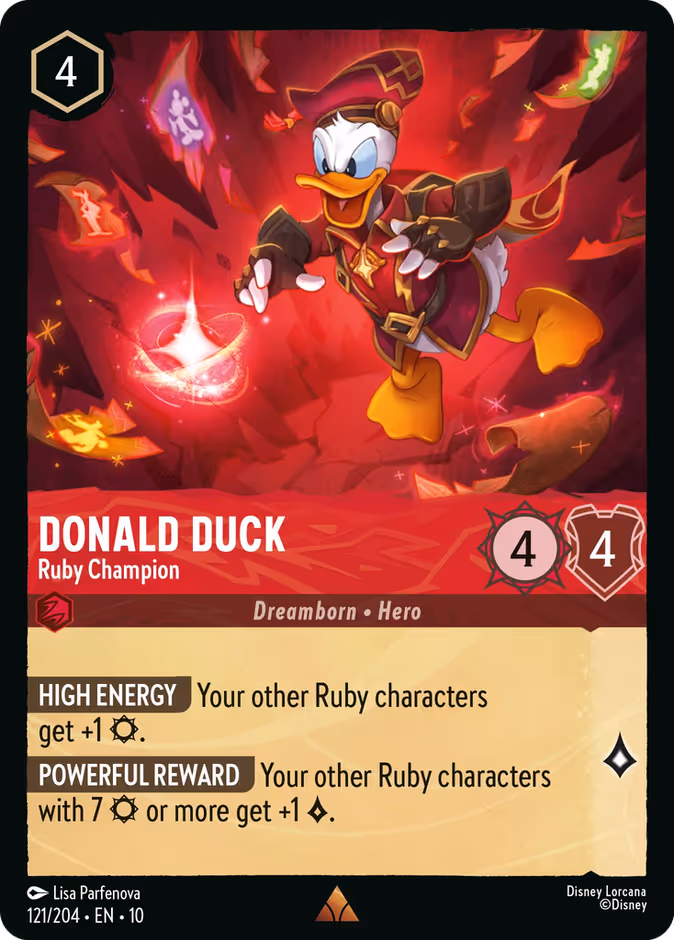 Donald Duck — Ruby Champion 121