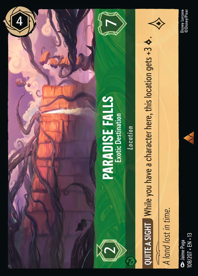 Paradise Falls — Exotic Destination 108