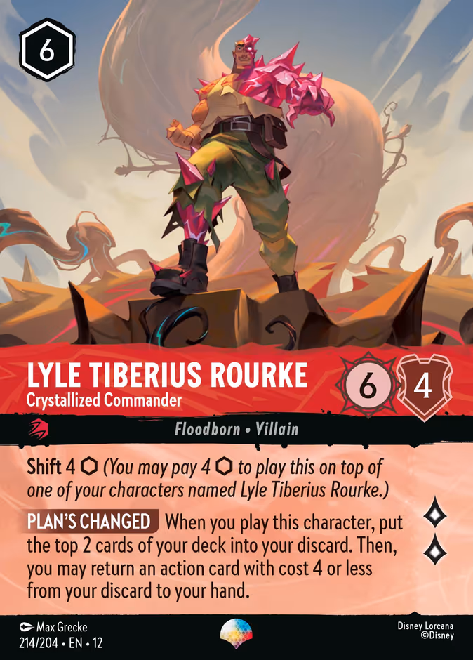 Lyle Tiberius Rourke — Crystallized Commander 214