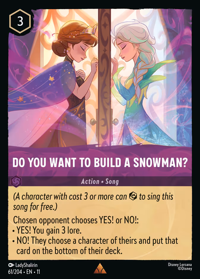 Do You Want to Build A Snowman? 61
