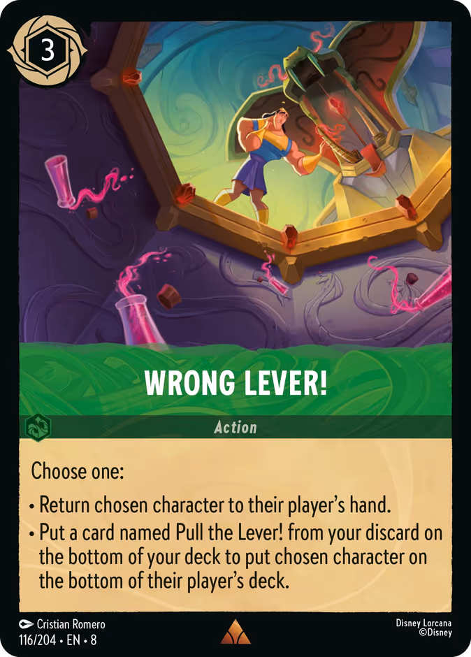 Wrong Lever! 116
