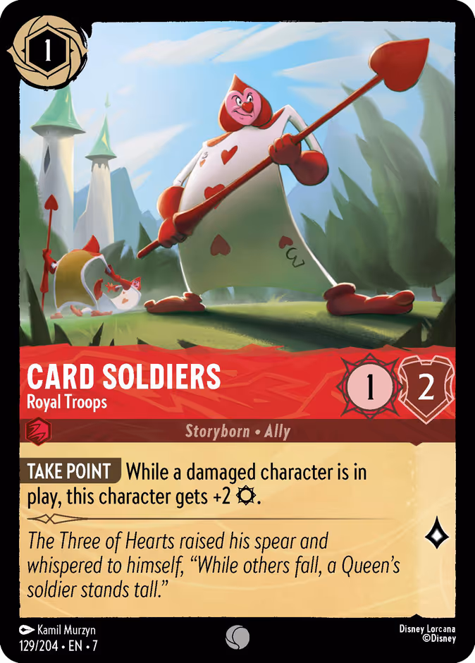 Card Soldiers — Royal Troops 129