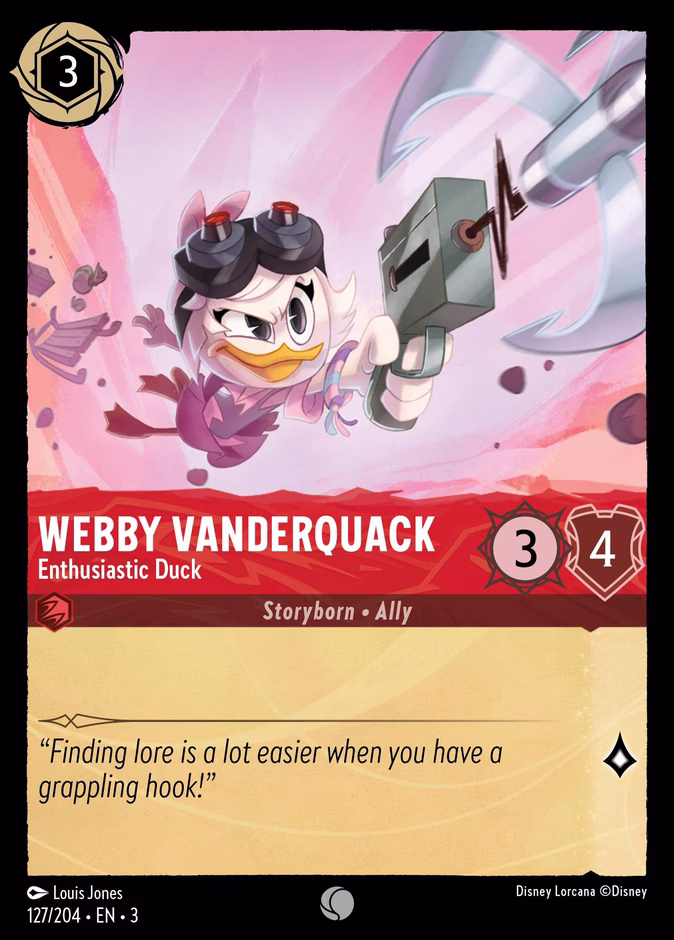 Webby Vanderquack — Enthusiastic Duck 127