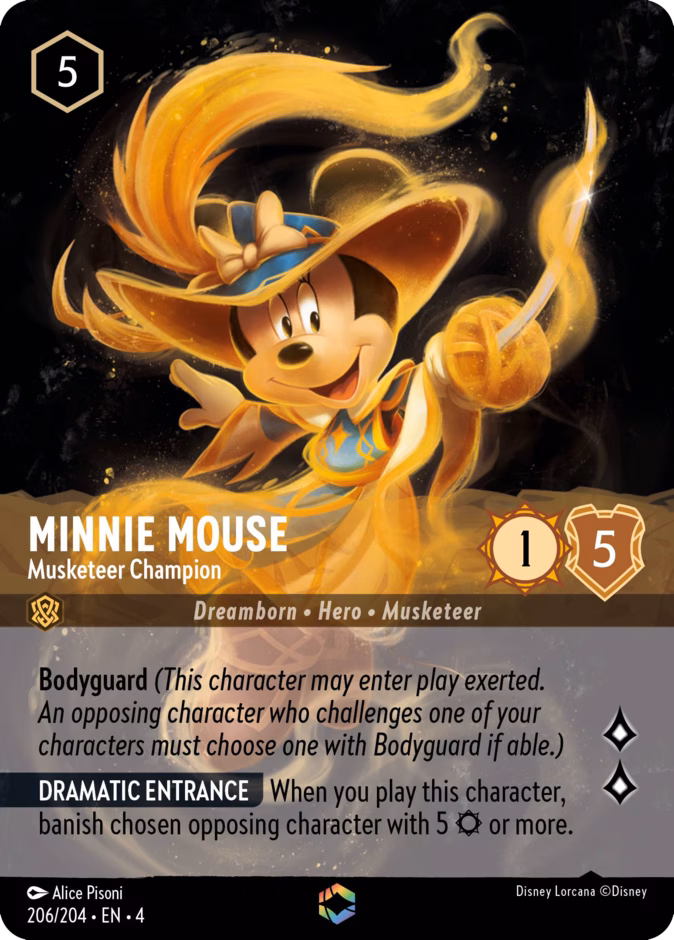 Minnie Mouse — Musketeer Champion 206