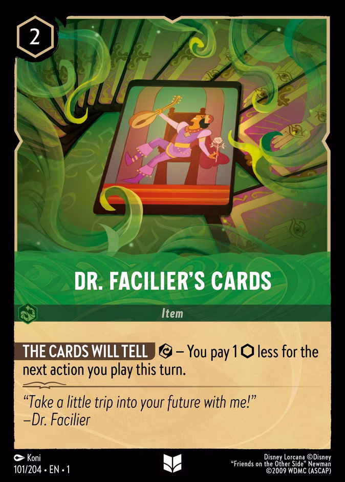 Dr. Facilier's Cards 101