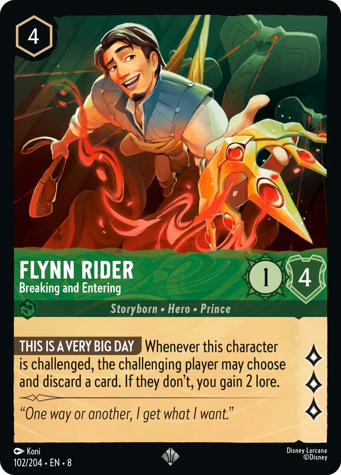 Flynn Rider — Breaking and Entering 102