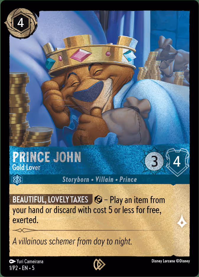Prince John — Gold Lover 1