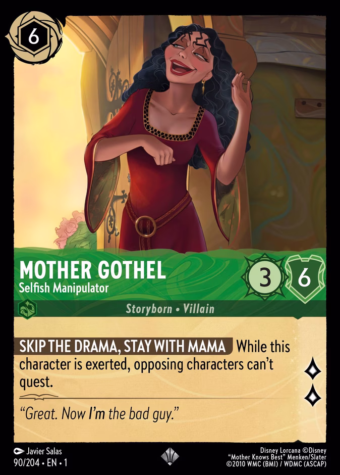 Mother Gothel — Selfish Manipulator 90