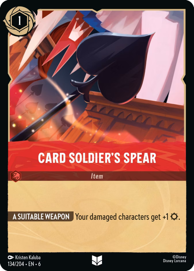 Card Soldier's Spear 134