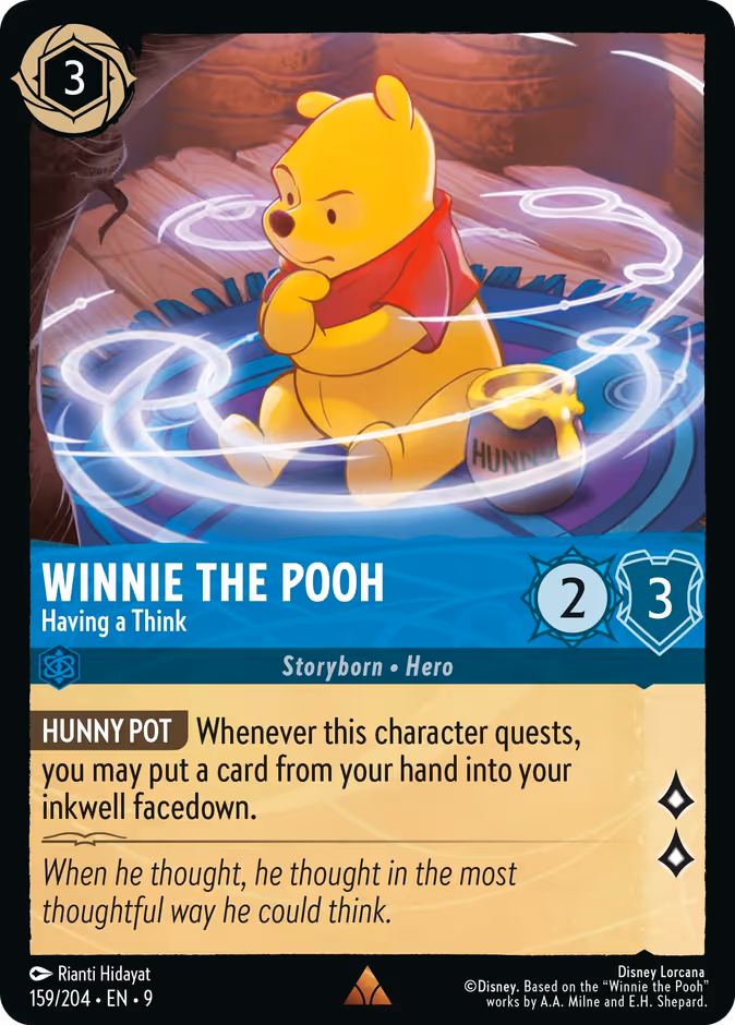 Winnie the Pooh — Having a Think 159