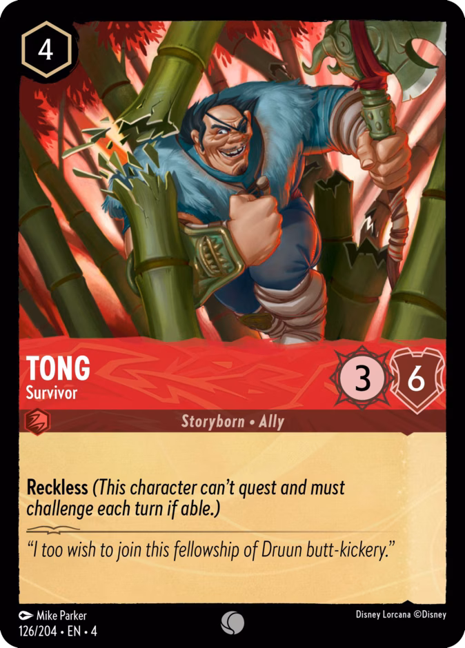 Tong — Survivor 126
